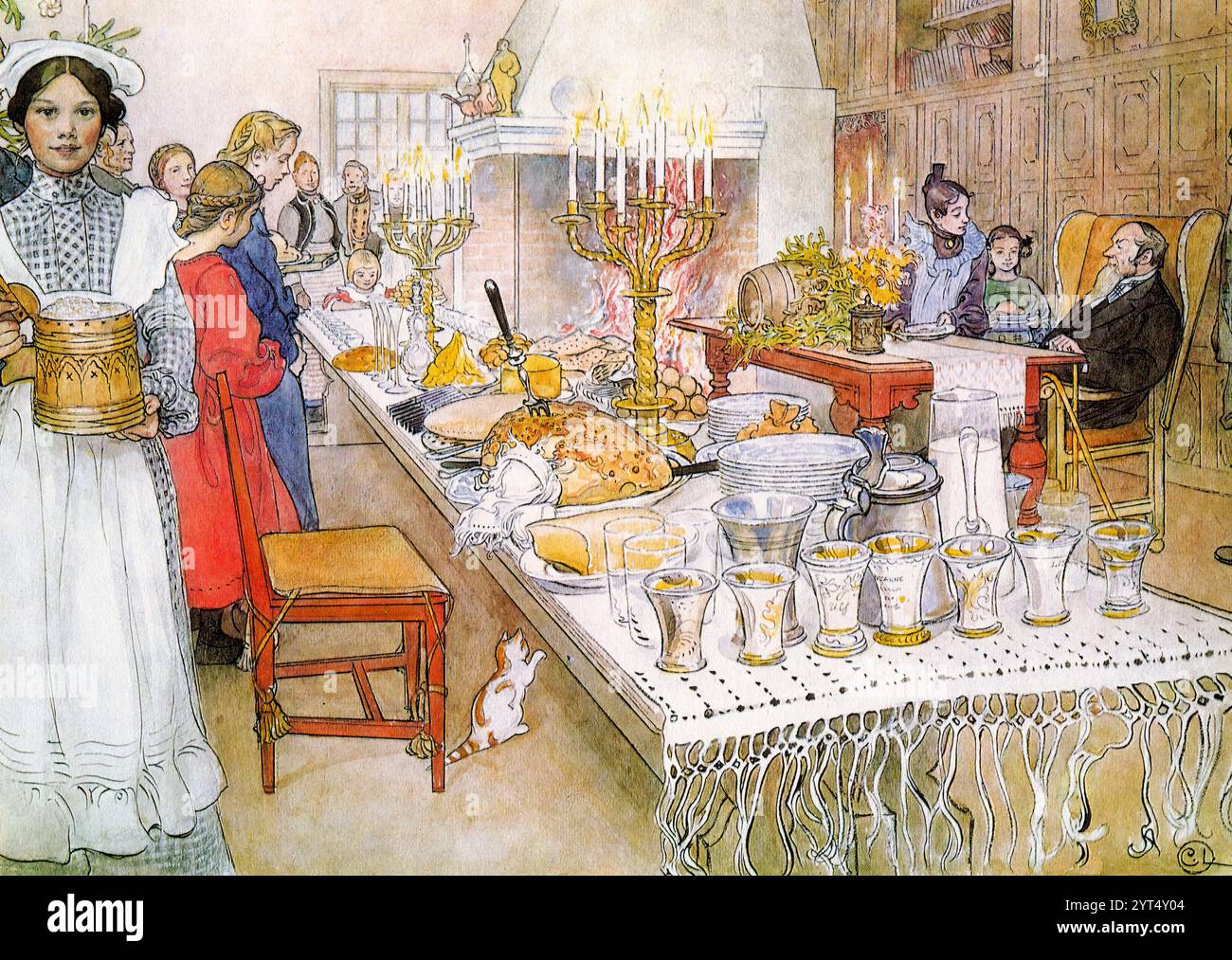 Carl larsson christmas hi-res stock photography and images