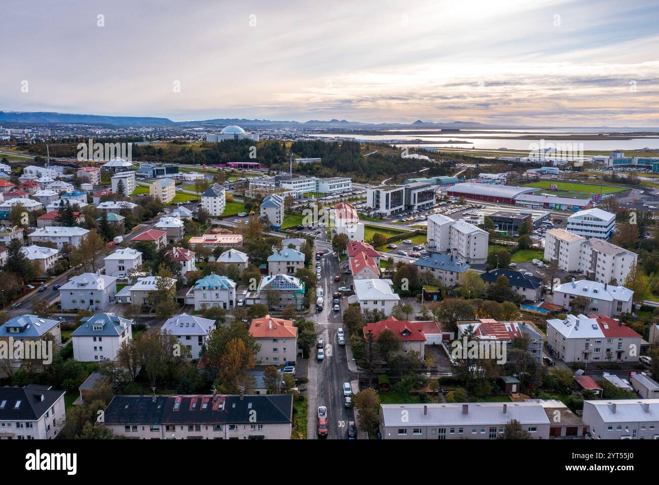 Drone view city buildings hi-res stock photography and images - Alamy