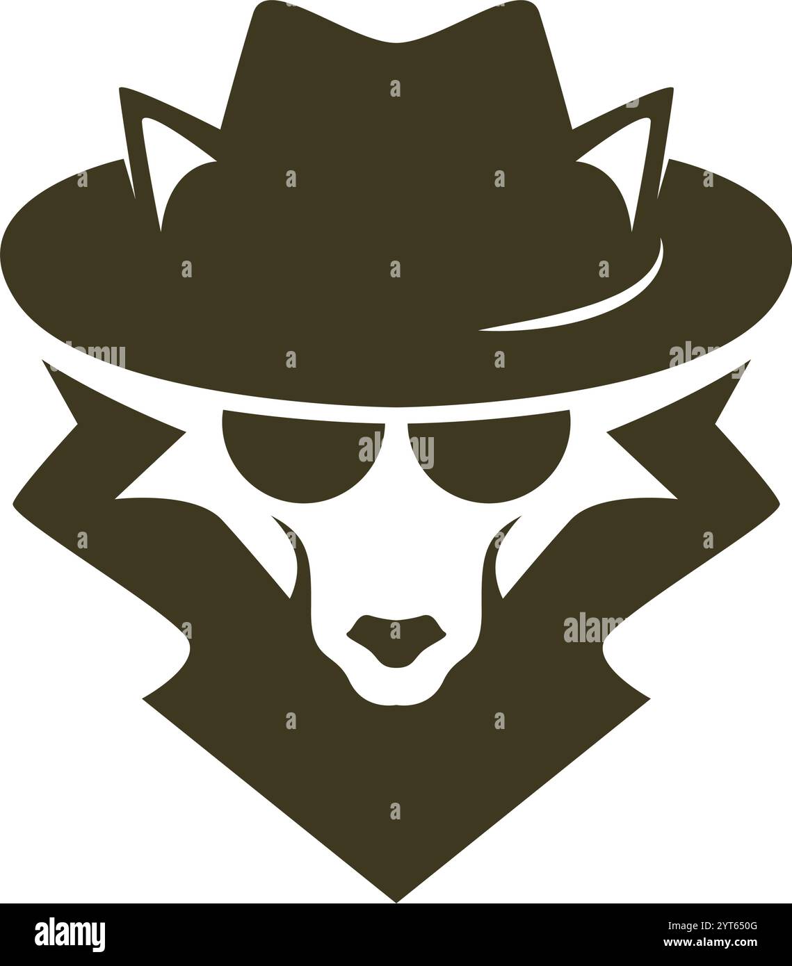 Detective logo icon design template Stock Vector