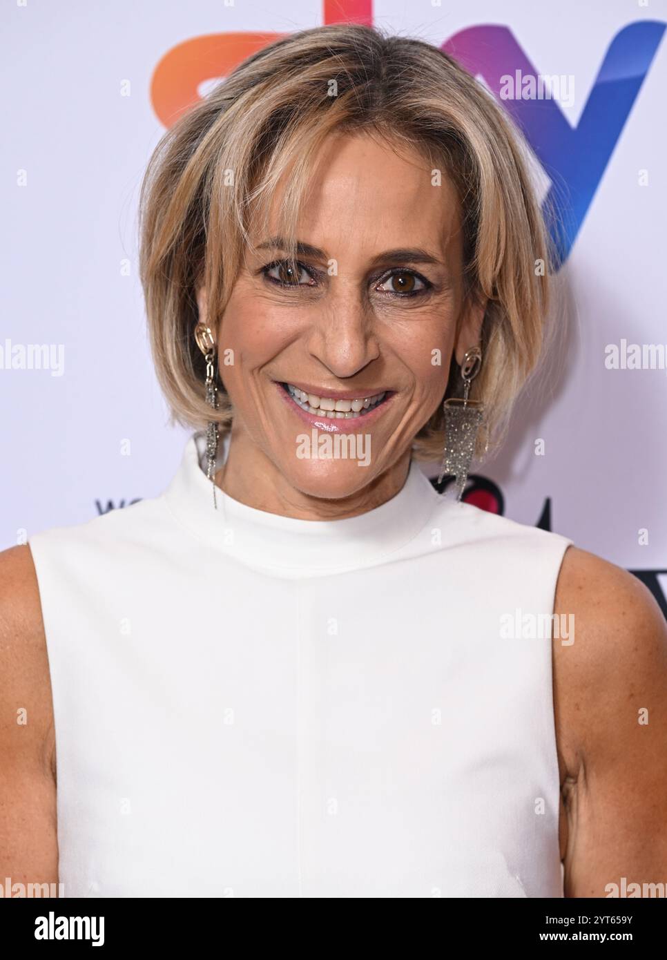 London, UK. December 6th, 2024. Emily Maitlis arriving at the Women In Film and Television Awards, Hilton Park Lane Hotel. Credit: Doug Peters/EMPICS/Alamy Live News Stock Photo