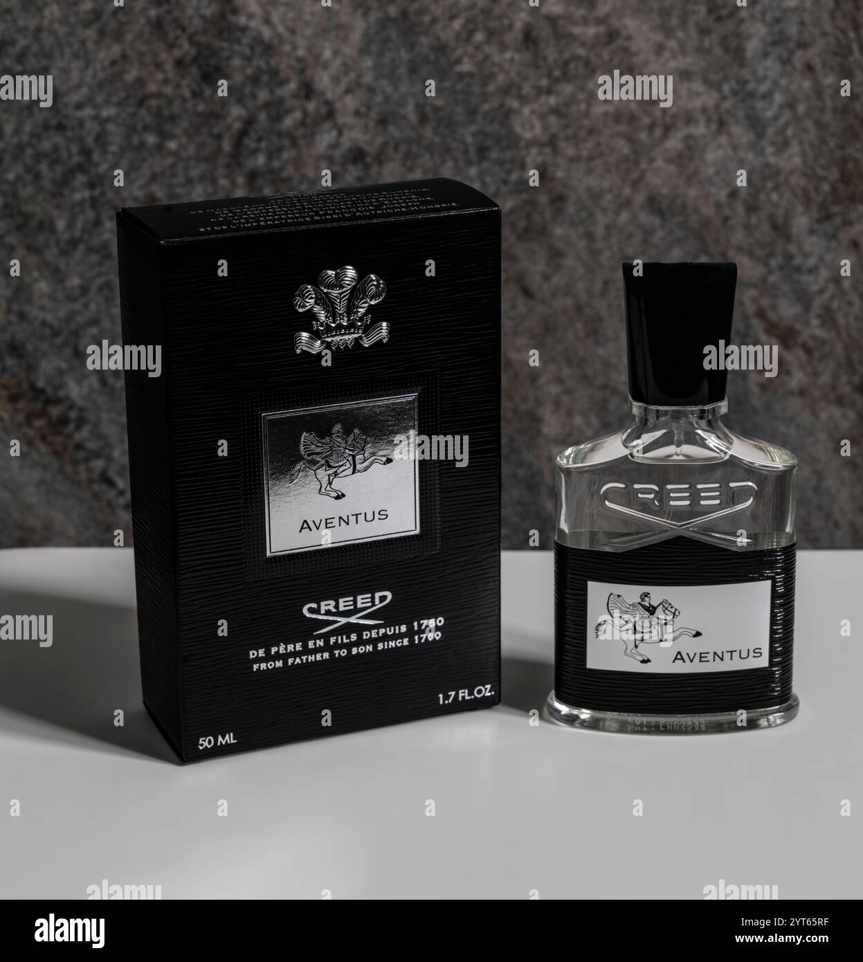 Creed Aventus luxury perfumes for Him Stock Photo - Alamy