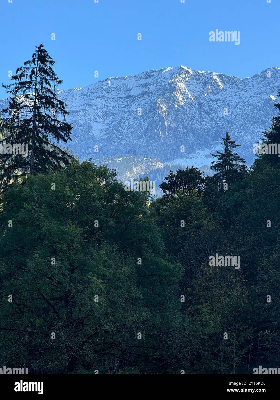 The Alps Garmisch, Germany - Smartphone Captured Stock Image