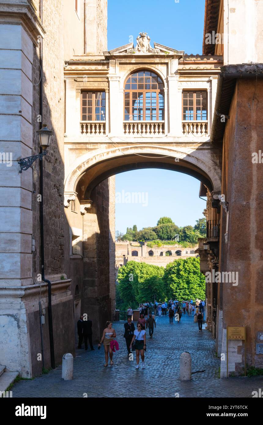 Via del campidoglio in rome hi-res stock photography and images - Alamy