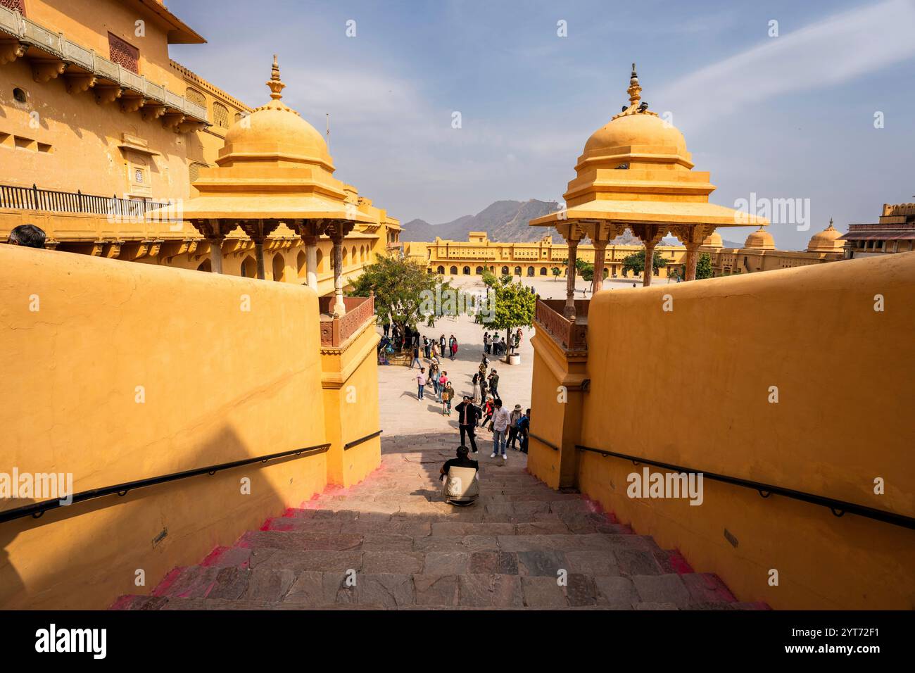 Jaipur, India, Rajasthan, Fort Amber Stock Photo