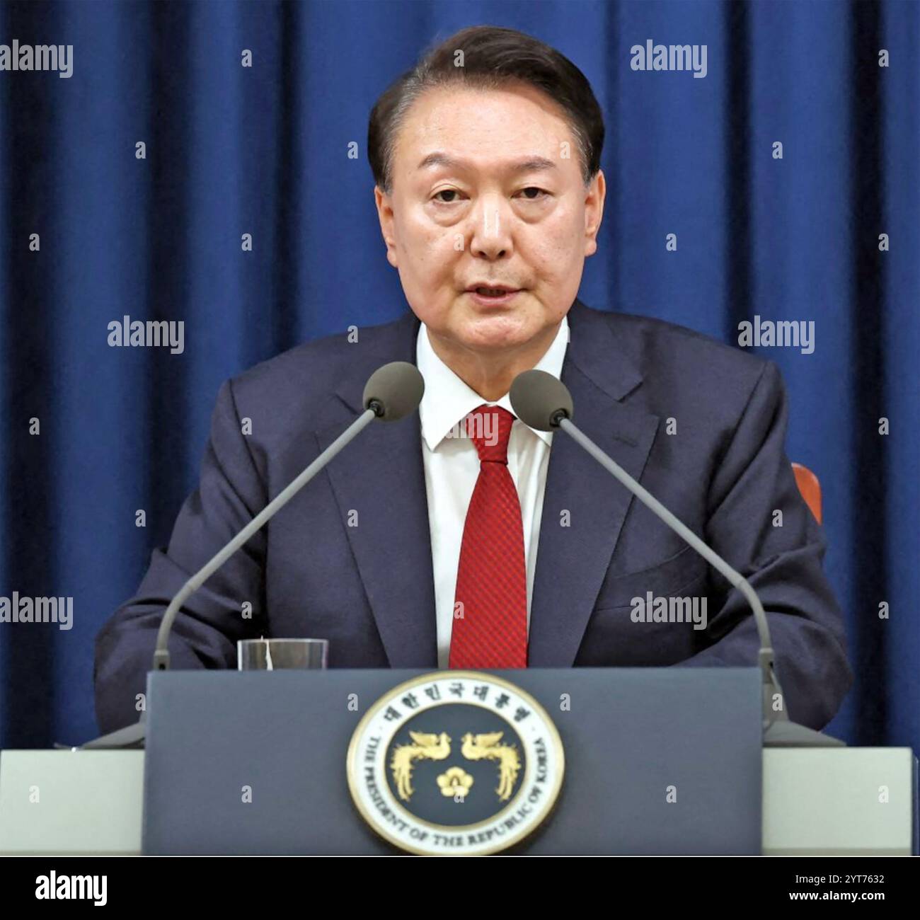 YOON SUK YEOL As President of South Korea in December 2024. Photo