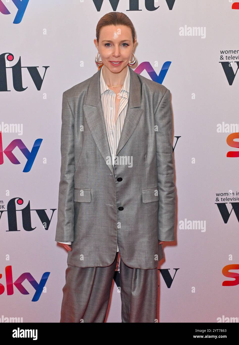 London, UK. 06th Dec, 2024. Stacey Dooley attends The Women In Film and Television Awards 2024 in partnership with Sky at the London Hilton Park Lane, London, UK. Credit: LFP/Alamy Live News Stock Photo