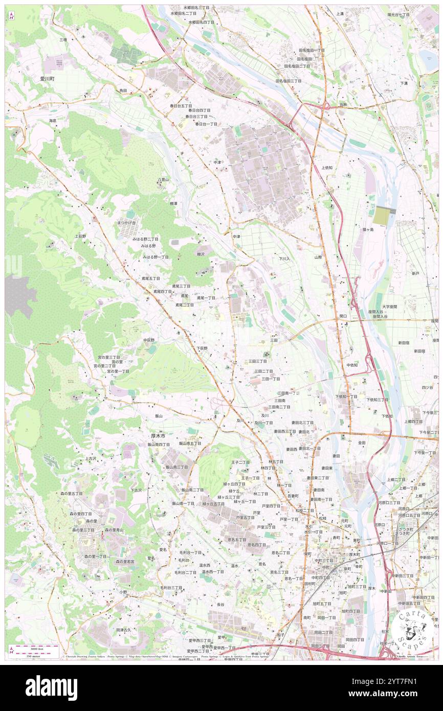 Koai, Atsugi Shi, JP, Japan, Kanagawa, N 35 29' 3'', N 139 20' 17'', map, Cartascapes Map published in 2024. Explore Cartascapes, a map revealing Earth's diverse landscapes, cultures, and ecosystems. Journey through time and space, discovering the interconnectedness of our planet's past, present, and future. Stock Photo