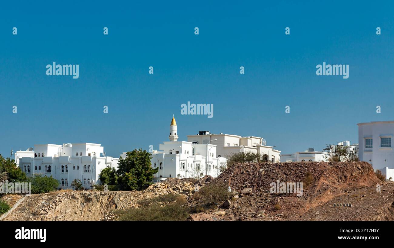 Maskat City view, Muscat, Maskat, Oman, Arabian Peninsula, Middle East, Asia ...