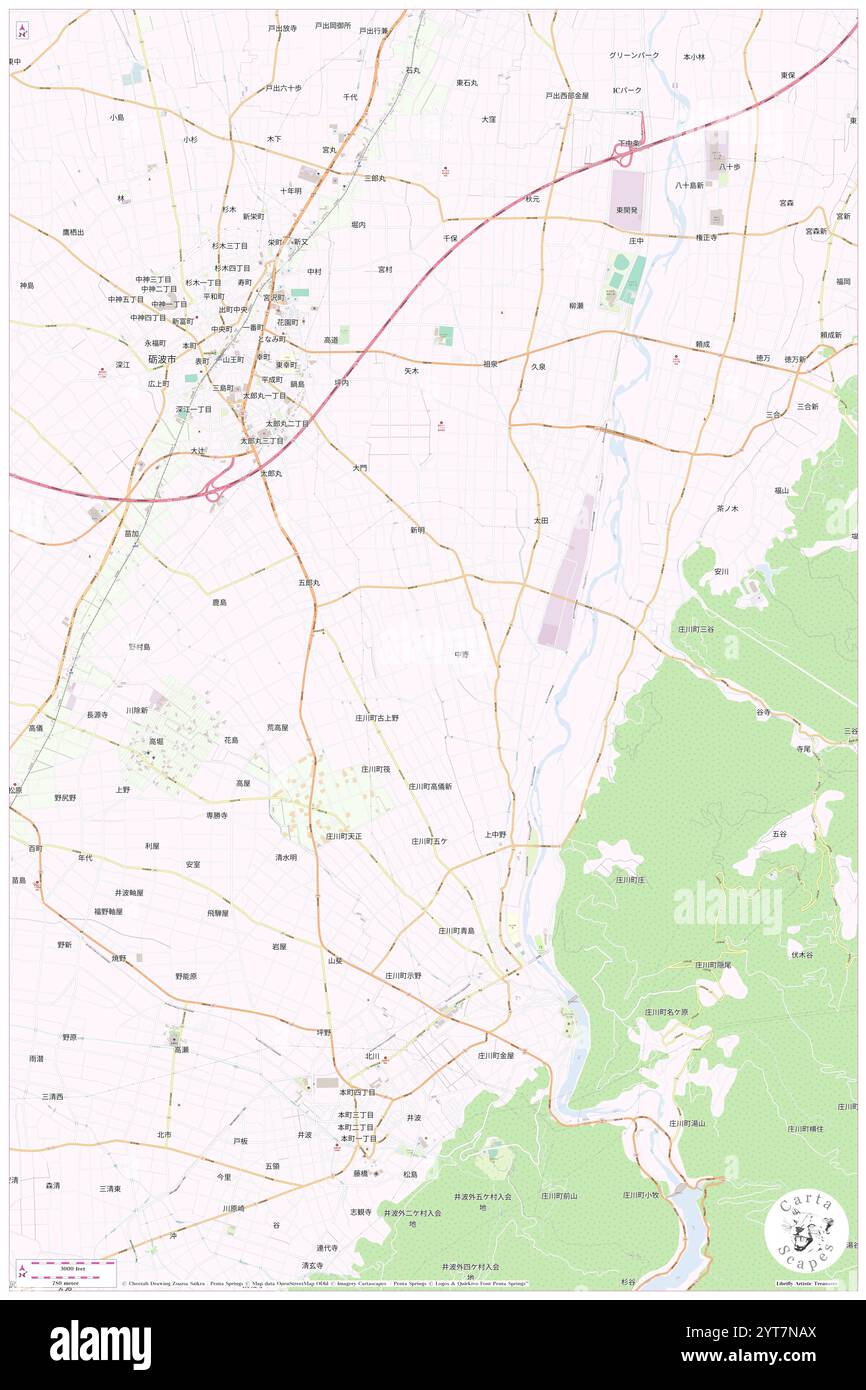 Nakano, , JP, Japan, Toyama, N 36 36' 30'', N 136 58' 44'', map, Cartascapes Map published in 2024. Explore Cartascapes, a map revealing Earth's diverse landscapes, cultures, and ecosystems. Journey through time and space, discovering the interconnectedness of our planet's past, present, and future. Stock Photo