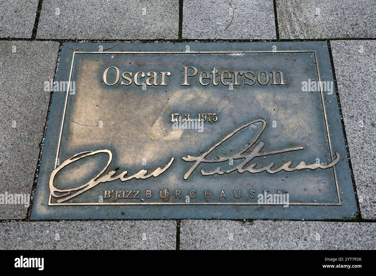 Burghausen, Bavaria, Germany, Hall of Fame, Oscar Peterson, Stock Photo