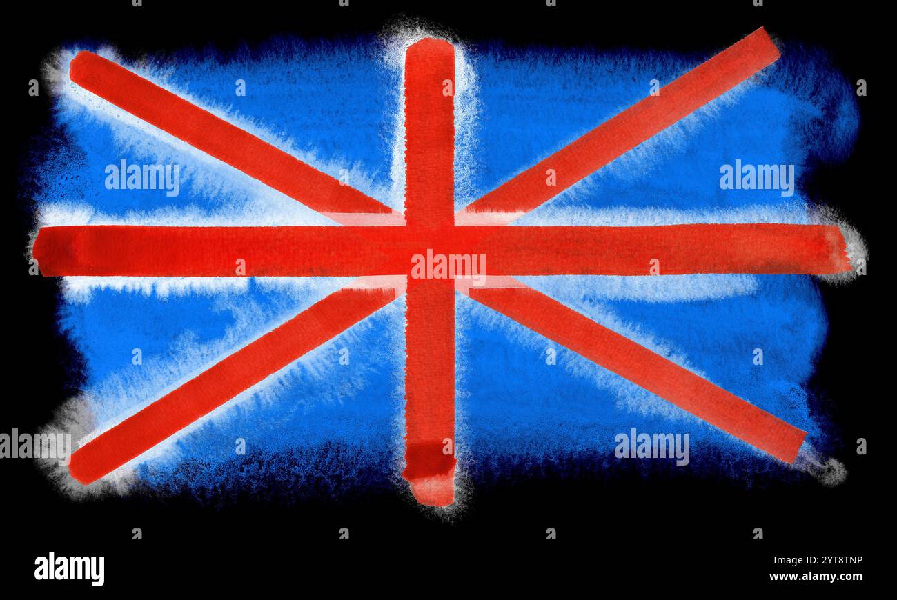 Watercolor Illustration Of The Great Britain Flag Stock Photo Alamy Watercolor illustration of the great britain flag stock photo alamy