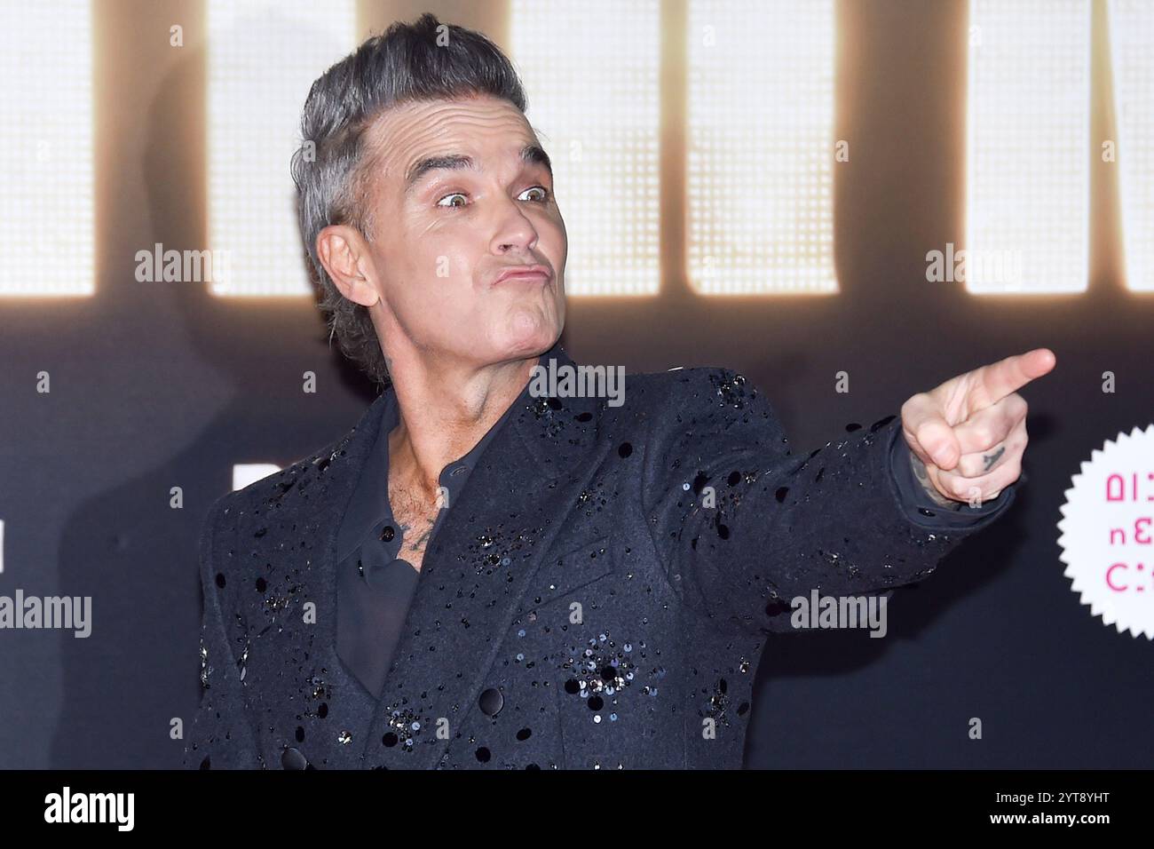 Robbie Roma, Lazio. 06th Dec, 2024. Robbie Williams during Movie Better Man ...