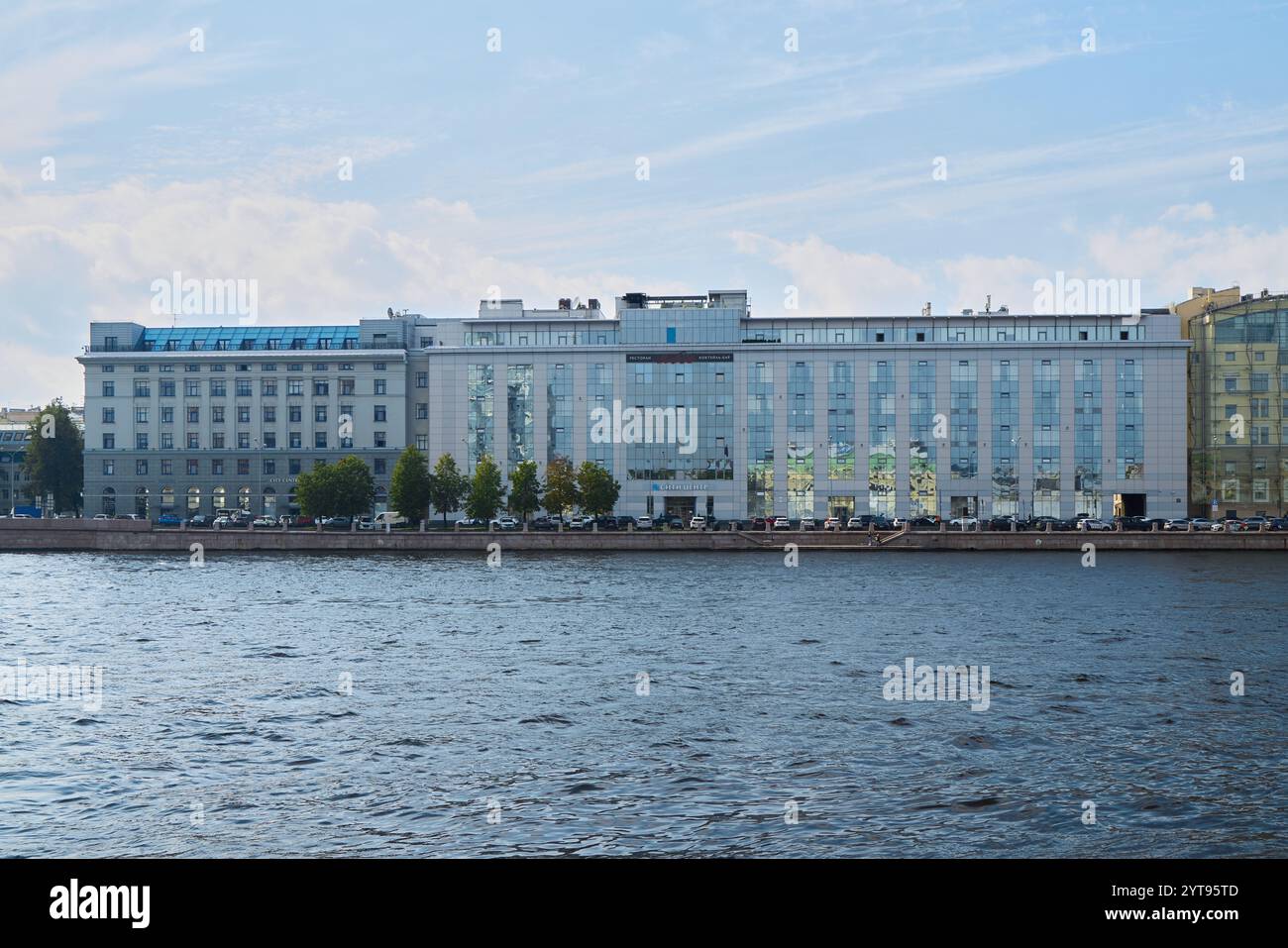 A Modern Waterfront Building Featuring an Amazing Scenic View of the ...