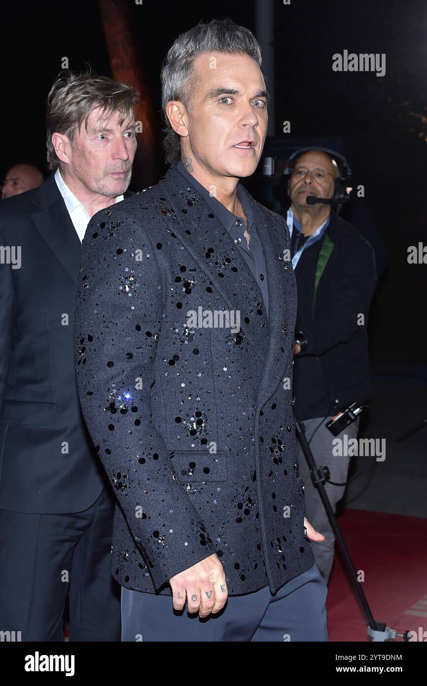 Robbie Roma, Lazio. 06th Dec, 2024. Robbie Williams during Movie Better Man ...