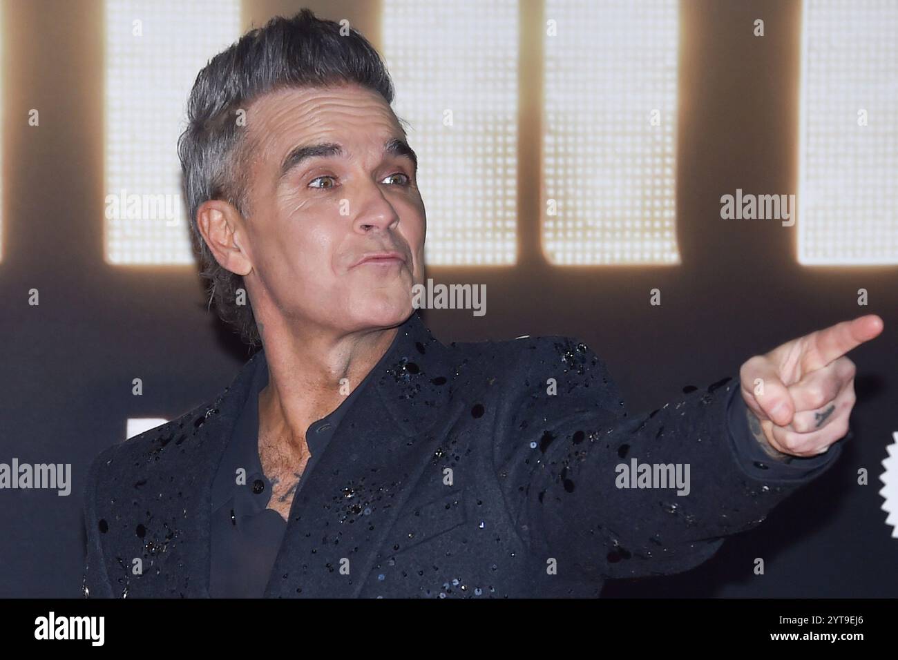 Robbie Roma, Lazio. 06th Dec, 2024. Robbie Williams during Movie Better Man ...