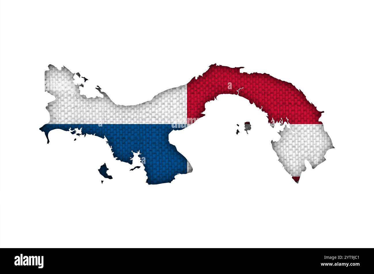 Panama flag map hi-res stock photography and images - Alamy