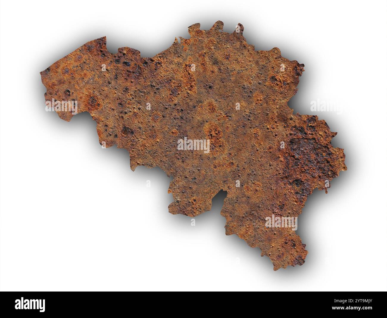 Map of Belgium on texture Stock Photo - Alamy