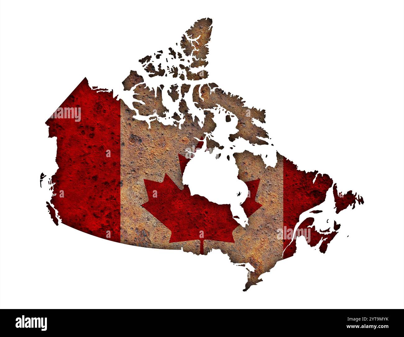 Map flag canada hi-res stock photography and images - Alamy