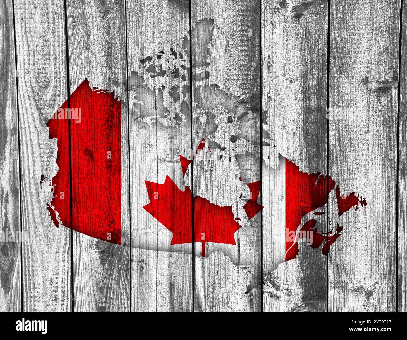 Map flag canada hi-res stock photography and images - Alamy
