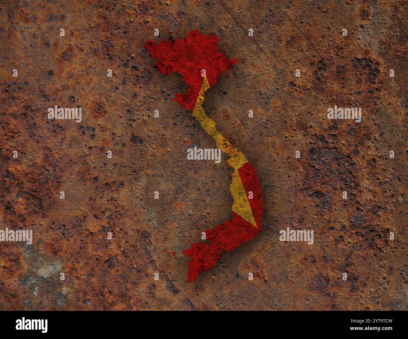 Map and flag of vietnam hi-res stock photography and images - Alamy
