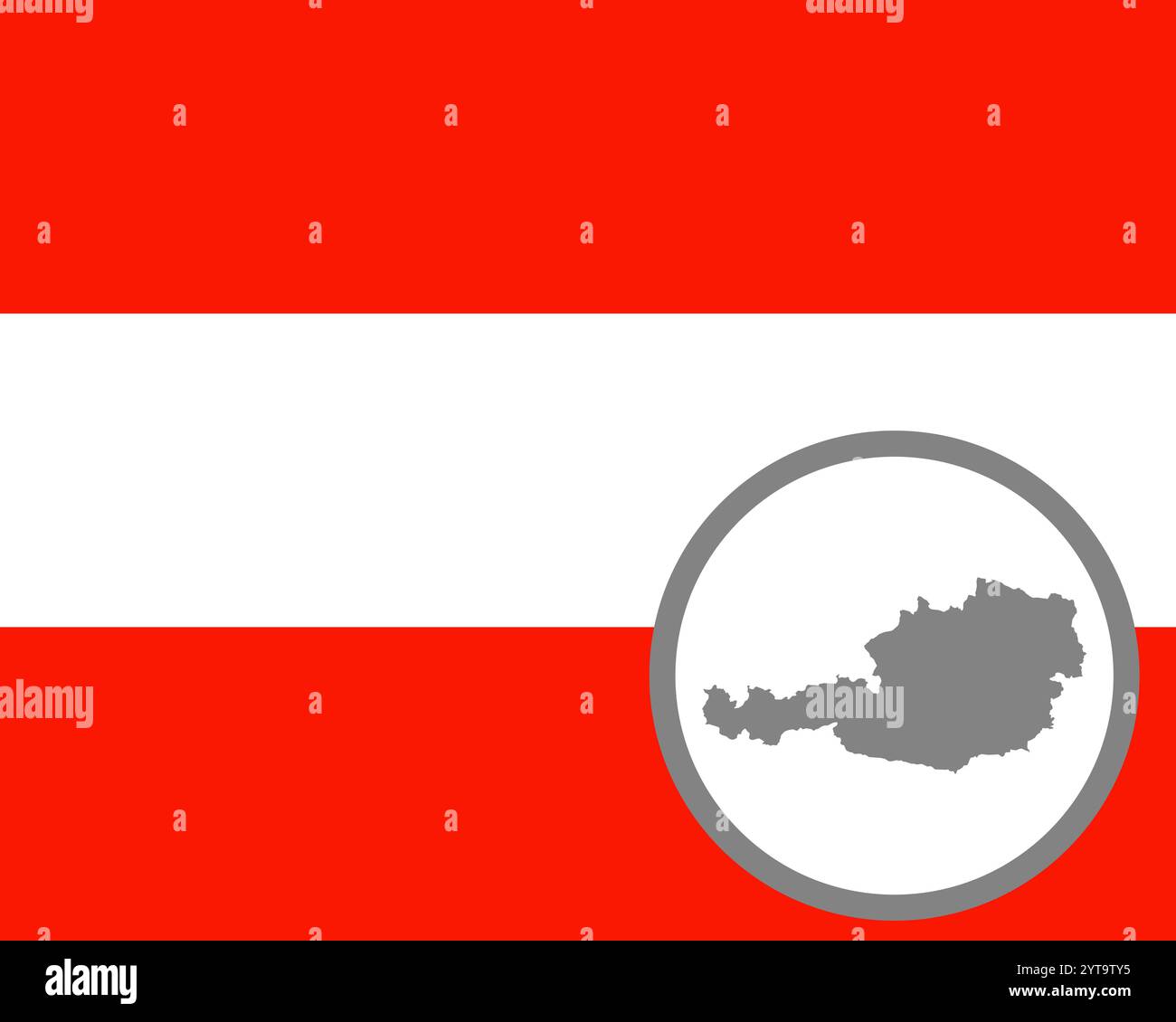 Map austria red hi-res stock photography and images - Alamy