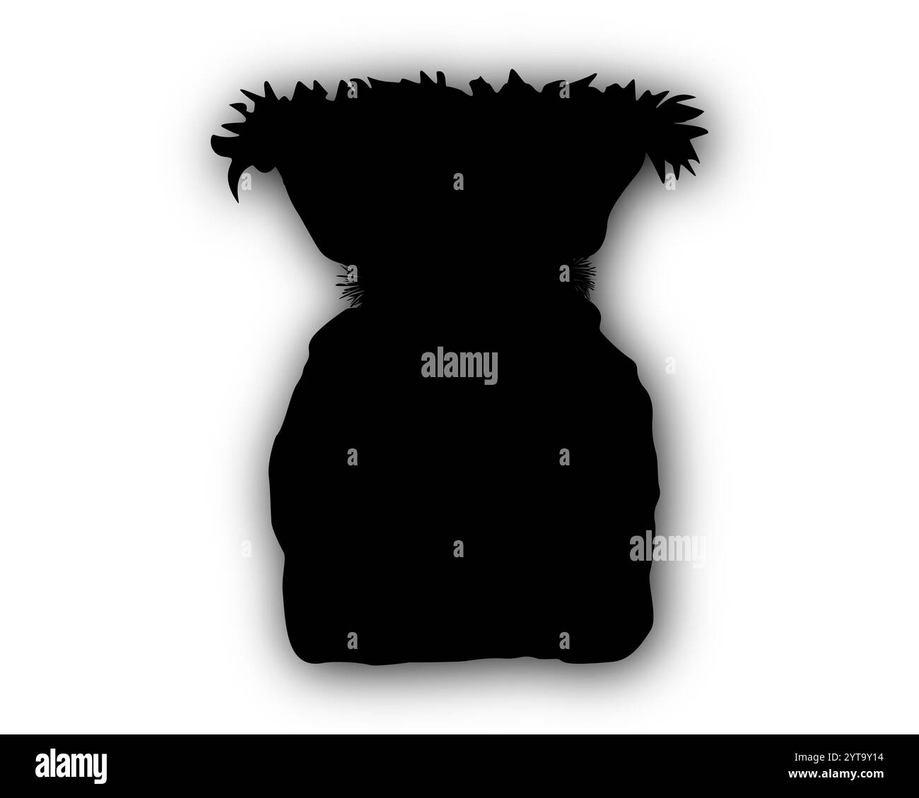 Christmas sack with shadow on white Stock Photo - Alamy