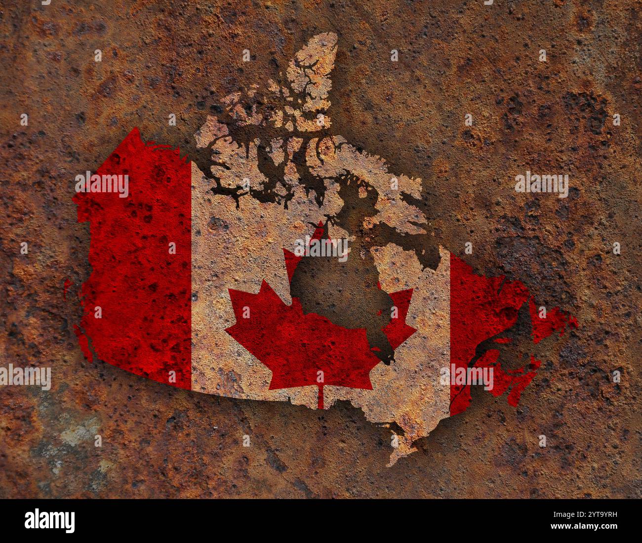 Canada flag icon outline hi-res stock photography and images - Alamy