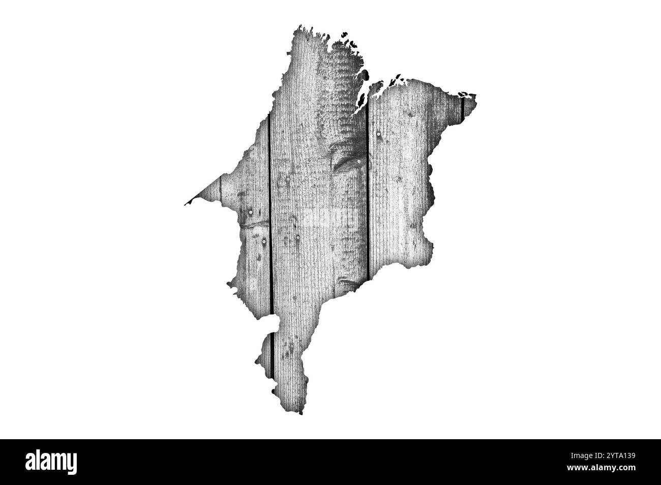 Map of Maranhao on weathered wood Stock Photo - Alamy