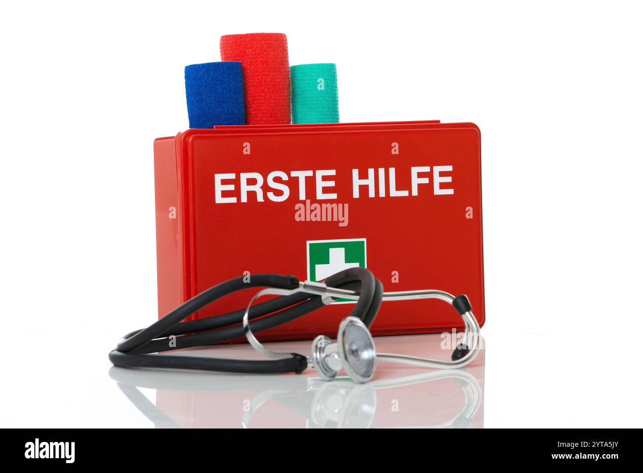 First aid kit Stock Photo