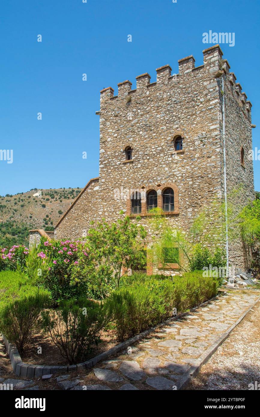 The 15th century Butrint Castle in Butrint Archaeological Park, within ...