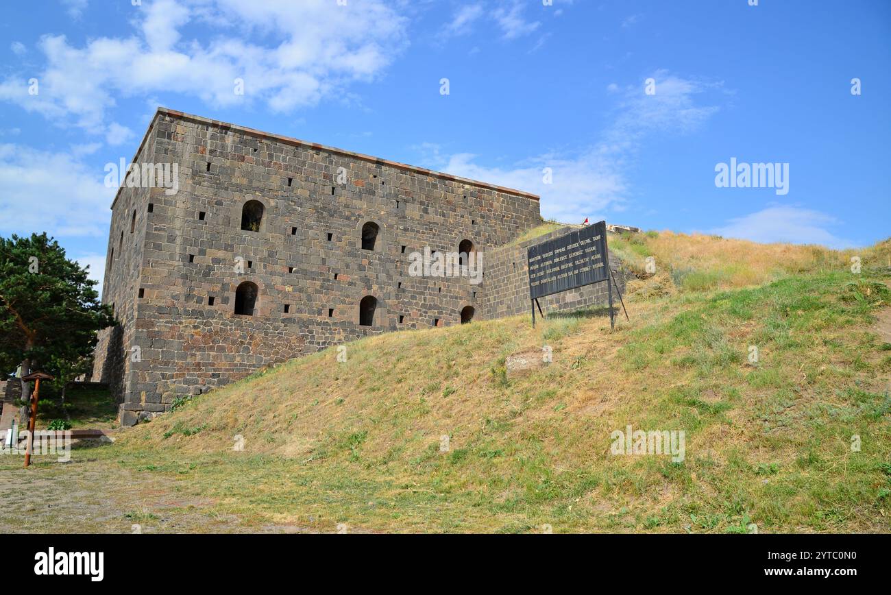 Nene Hatun National Park is located in Erzurum, Turkey. The Aziziye and Mecidiye Bastions and the Grave of Nene Hatun are here. Stock Photo