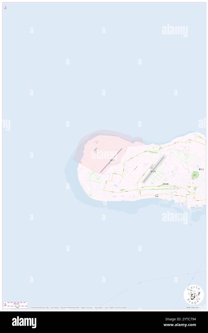 Ie Shima Aux Air Base, Kunigami-gun, JP, Japan, Okinawa, N 26 43' 42'', N 127 45' 43'', map, Cartascapes Map published in 2024. Explore Cartascapes, a map revealing Earth's diverse landscapes, cultures, and ecosystems. Journey through time and space, discovering the interconnectedness of our planet's past, present, and future. Stock Photo