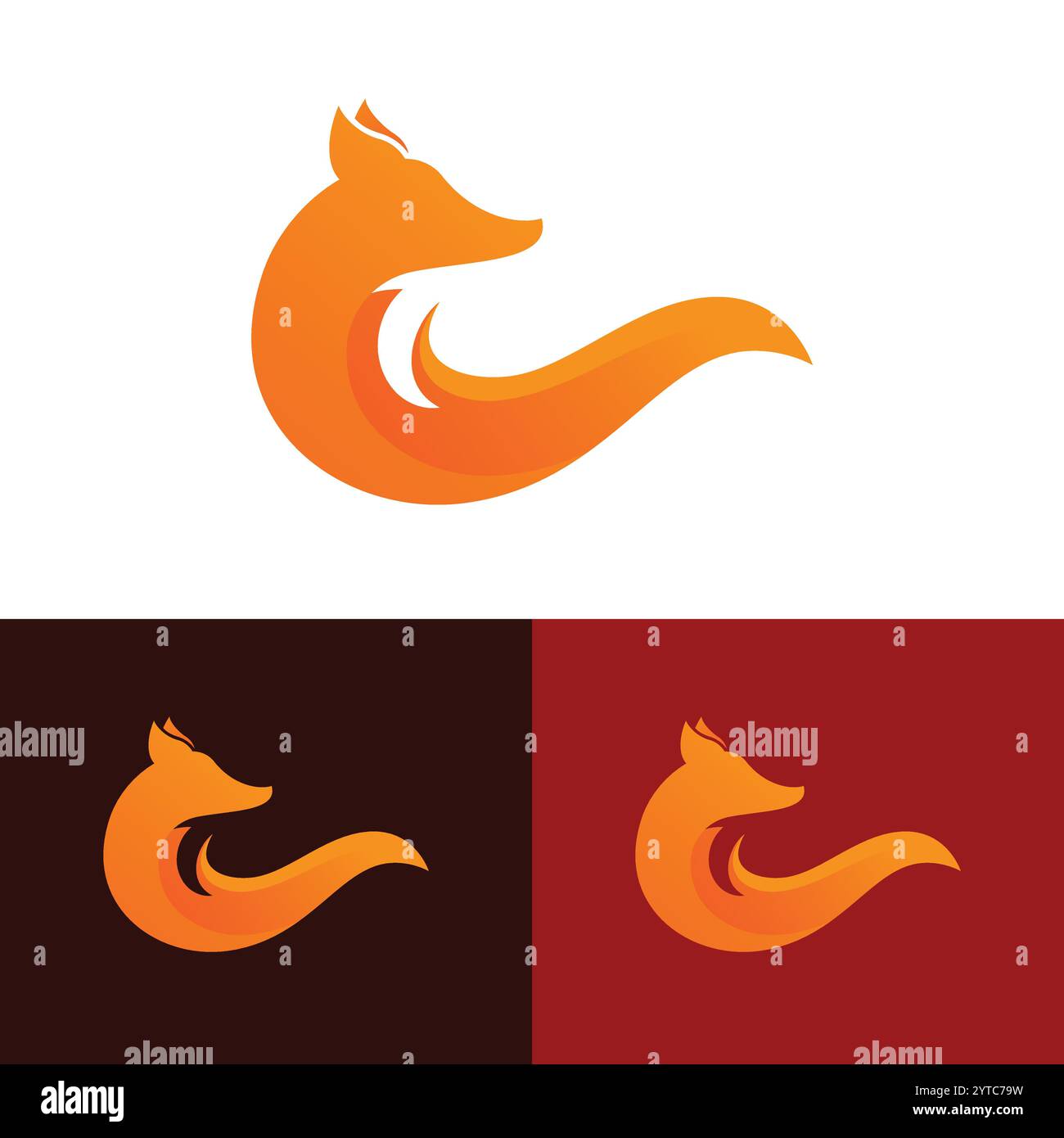 Fox vector illustration silhouette icon design Stock Vector Image & Art ...