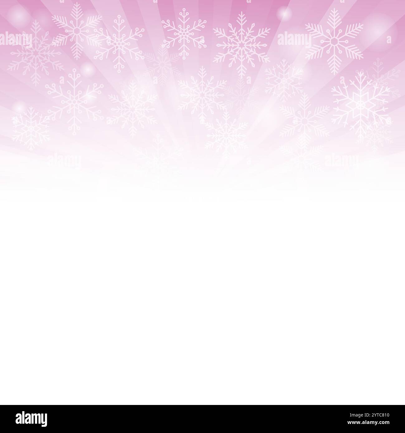 Pink background with snowflakes Stock Vector Image & Art - Alamy