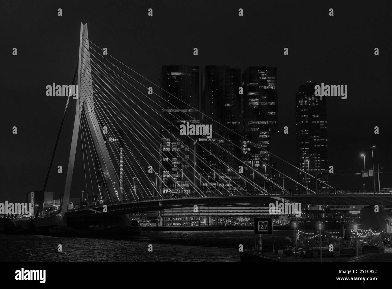 Rotterdam cruise ship Black and White Stock Photos & Images - Alamy