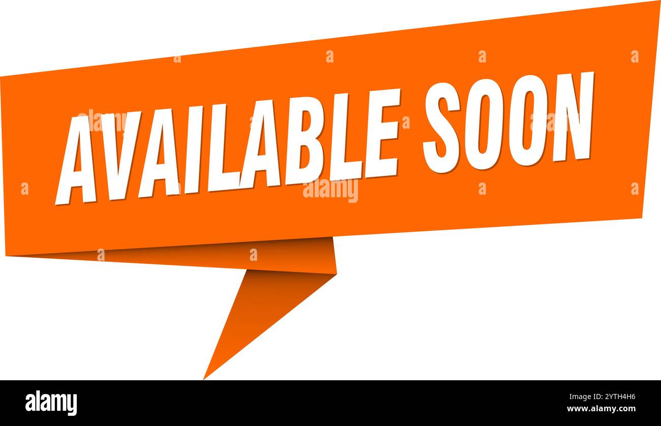 Available soon template design Stock Vector Images - Alamy