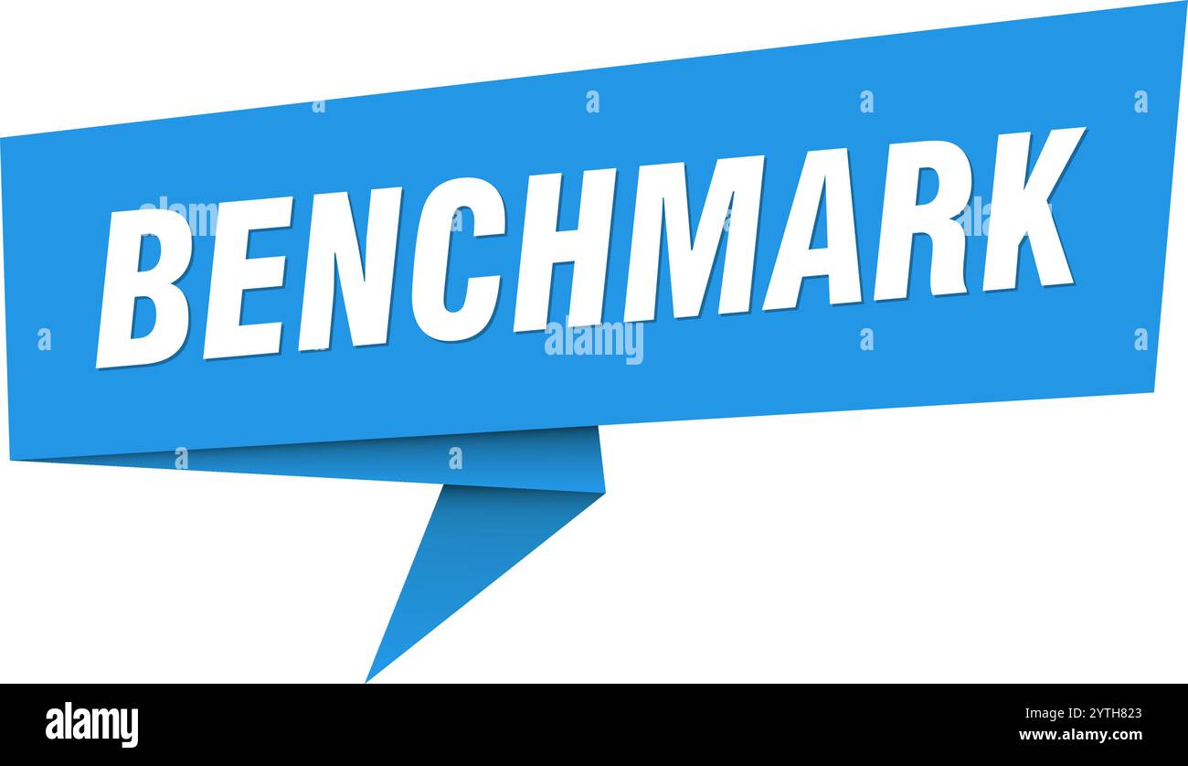 Benchmark Stickers benchmark banner. benchmark speech bubble, label, sticker, ribbon, sign ...