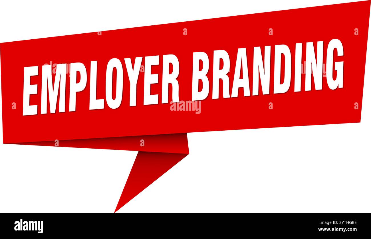 employer branding banner. employer branding speech bubble, label ...