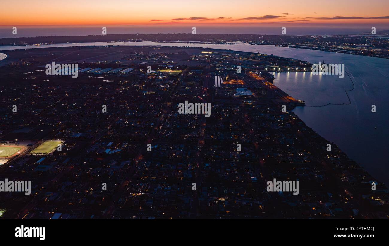 Aerial san diego bay marina hi-res stock photography and images - Alamy