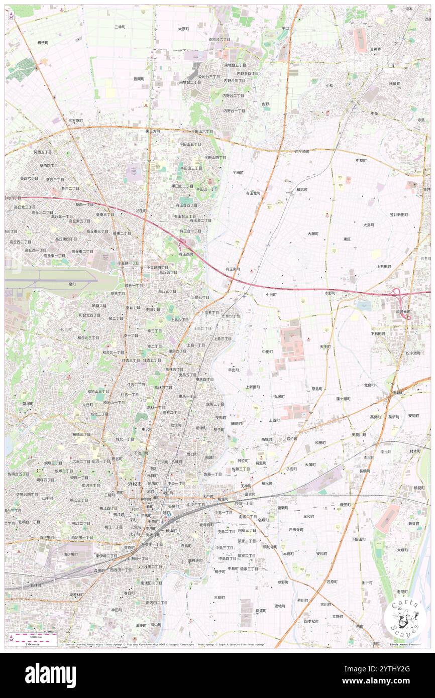 Enshu Kamishima-eki, Hamamatsu-shi, JP, Japan, Shizuoka, N 34 44' 29'', N 137 44' 44'', map, Cartascapes Map published in 2024. Explore Cartascapes, a map revealing Earth's diverse landscapes, cultures, and ecosystems. Journey through time and space, discovering the interconnectedness of our planet's past, present, and future. Stock Photo