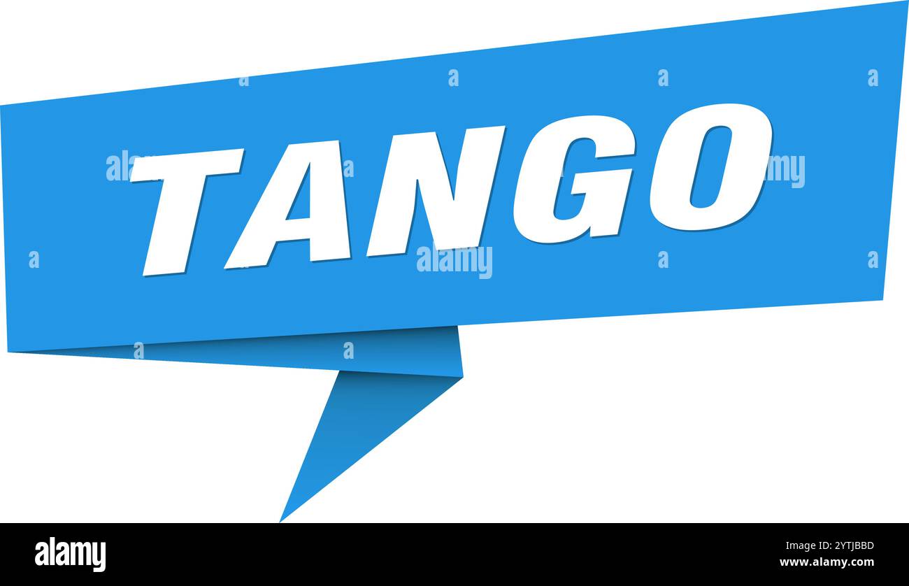 Tango Signs tango banner. tango speech bubble, label, sticker, ribbon, sign ...