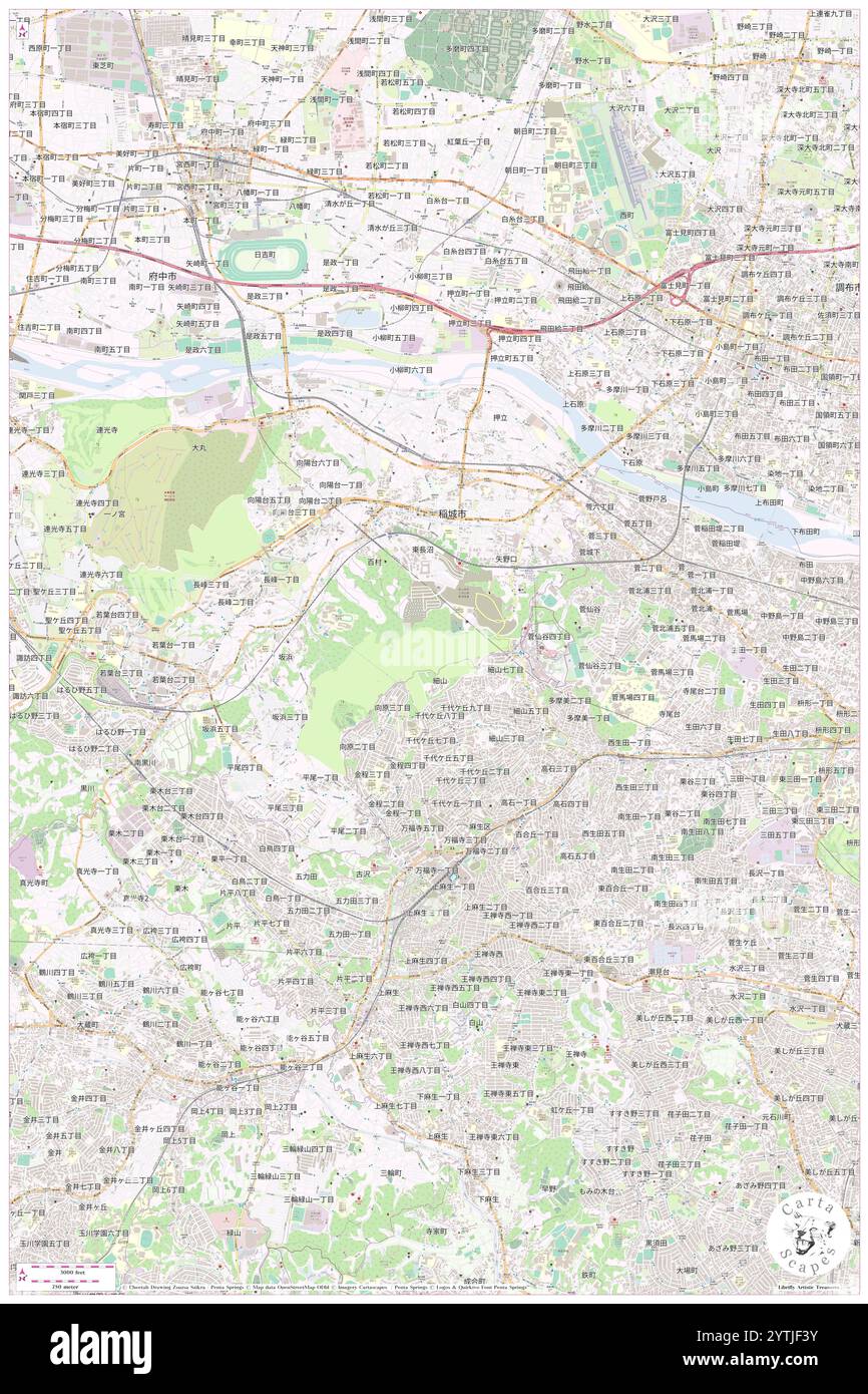 Yomiuri Golf Club, , JP, Japan, Kanagawa, N 35 37' 29'', N 139 30' 20'', map, Cartascapes Map published in 2024. Explore Cartascapes, a map revealing Earth's diverse landscapes, cultures, and ecosystems. Journey through time and space, discovering the interconnectedness of our planet's past, present, and future. Stock Photo