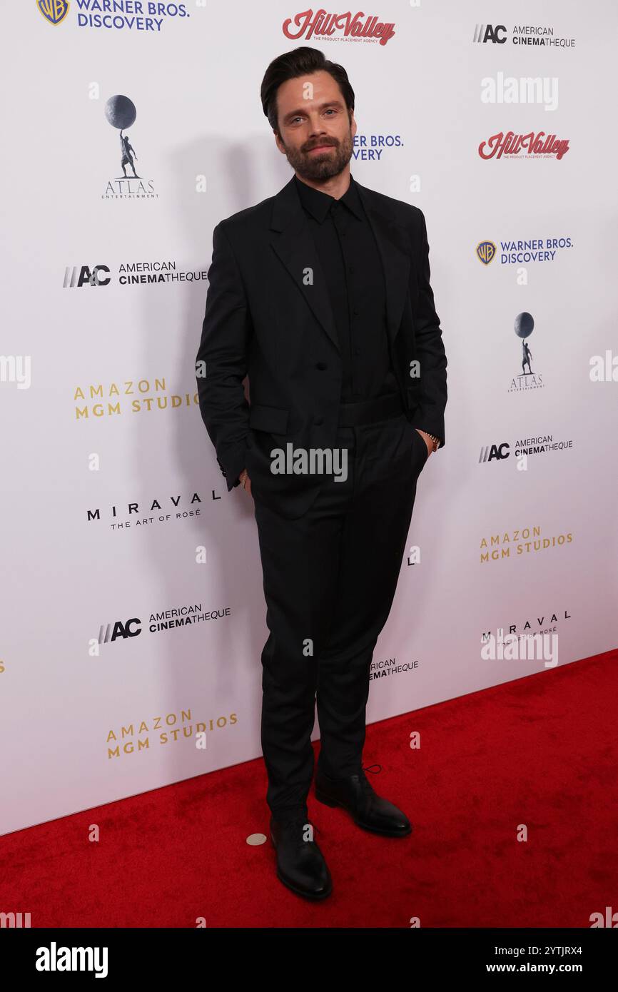 Beverly Hills, USA. 07th Dec, 2024. Sebastian Stan attends the 38th American Cinematheque Awards at The Beverly Hilton on December 06, 2024 in Beverly Hills, California. Photo: CraSH/imageSPACE/Sipa USA Credit: Sipa USA/Alamy Live News Stock Photo