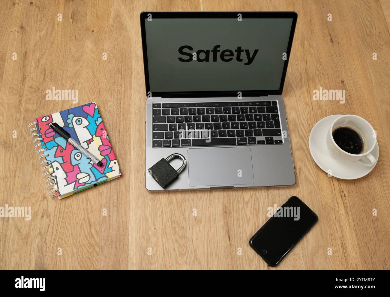 Cyber security network data protection concept. Stock Photo
