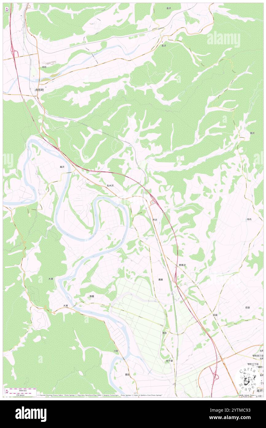 Nagisawa Gawa, , JP, Japan, Yamagata, N 38 39' 28'', N 140 21' 21'', map, Cartascapes Map published in 2024. Explore Cartascapes, a map revealing Earth's diverse landscapes, cultures, and ecosystems. Journey through time and space, discovering the interconnectedness of our planet's past, present, and future. Stock Photo