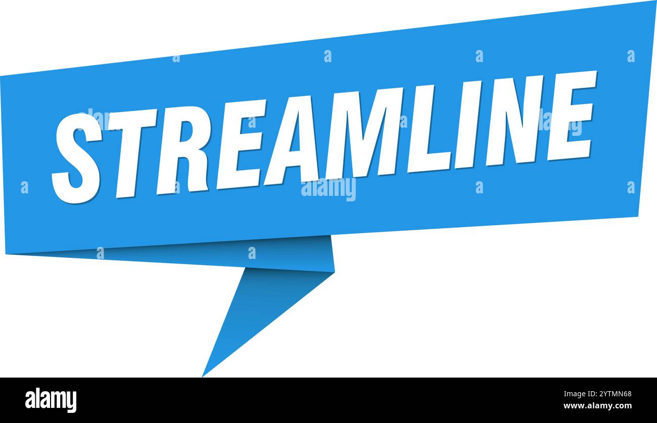 streamline banner. streamline speech bubble, label, sticker, ribbon ...