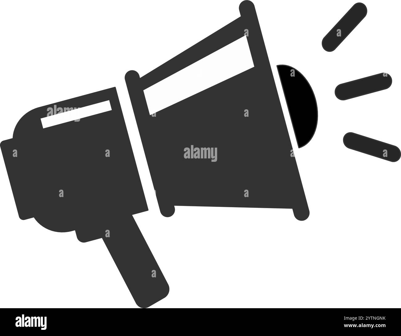 megaphone vector icon  Stock Vector