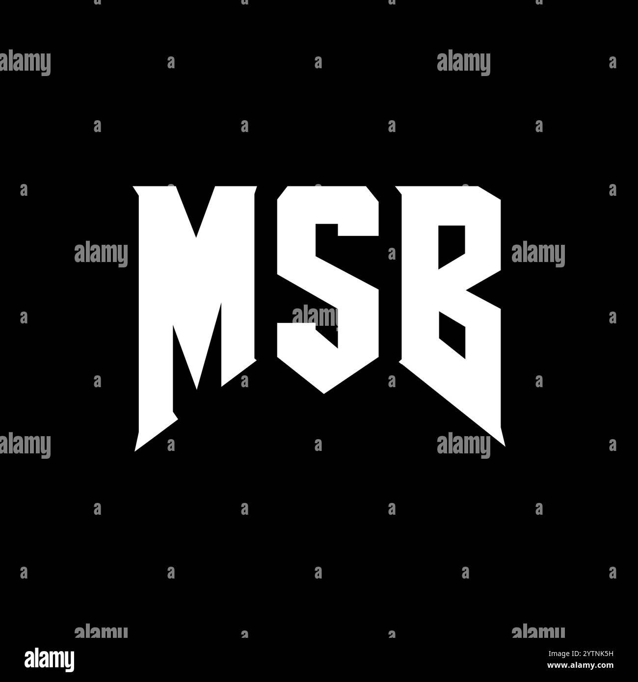 MSB letter logo design for technology company. MSB logo design black ...