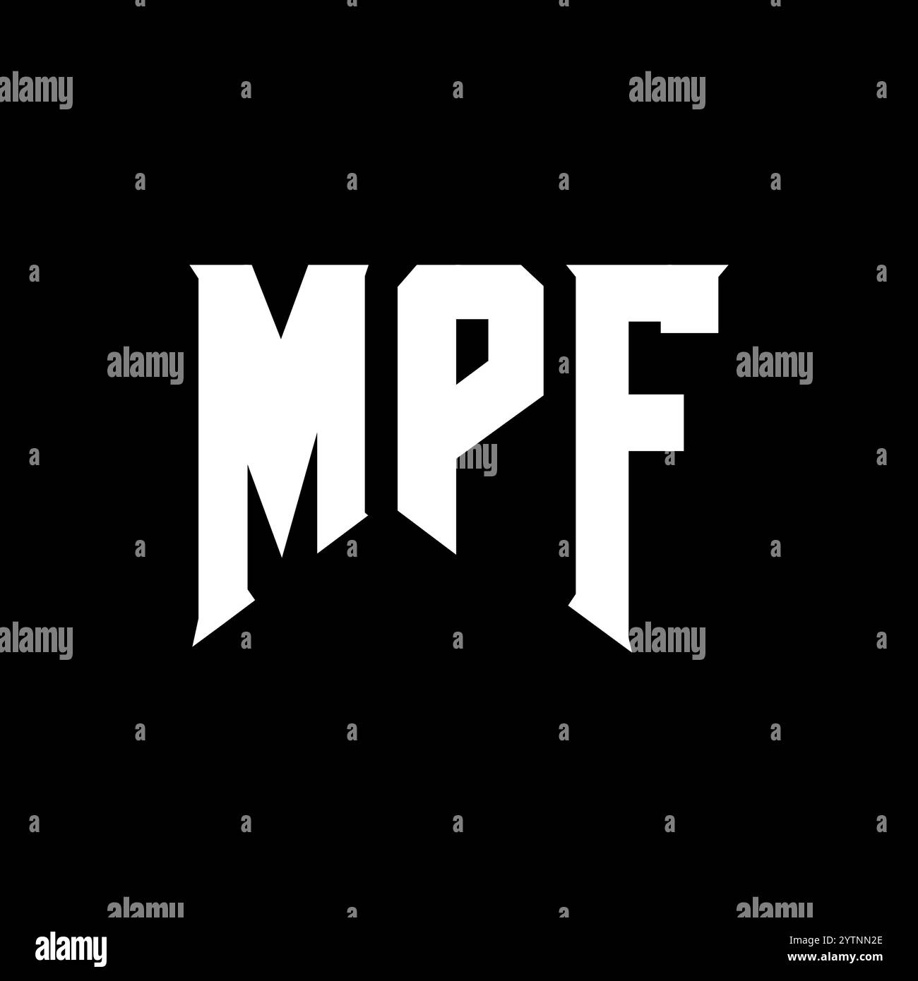 MPF letter logo design for technology company. MPF logo design black ...