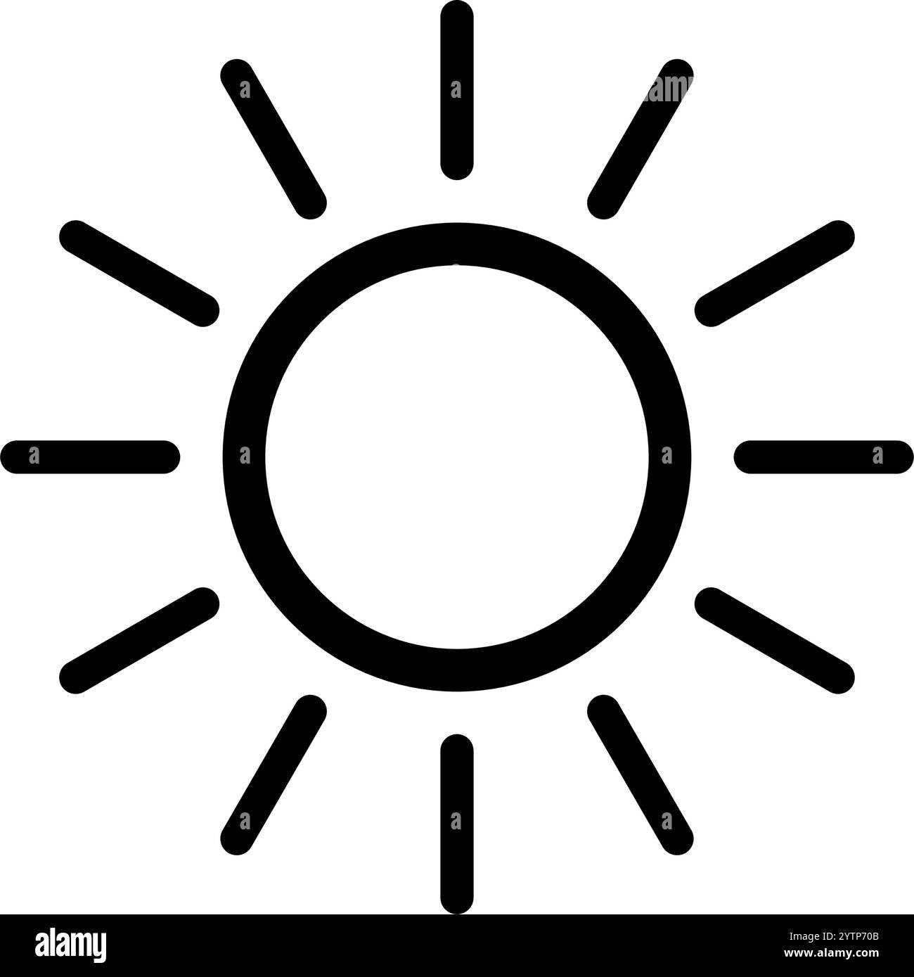 sun icon vector illustration Stock Vector Image & Art - Alamy